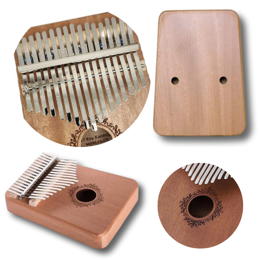 Piano kalimba à pouce de 17 touches