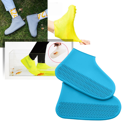 1 Paire de couvre-chaussures imperméables en silicone