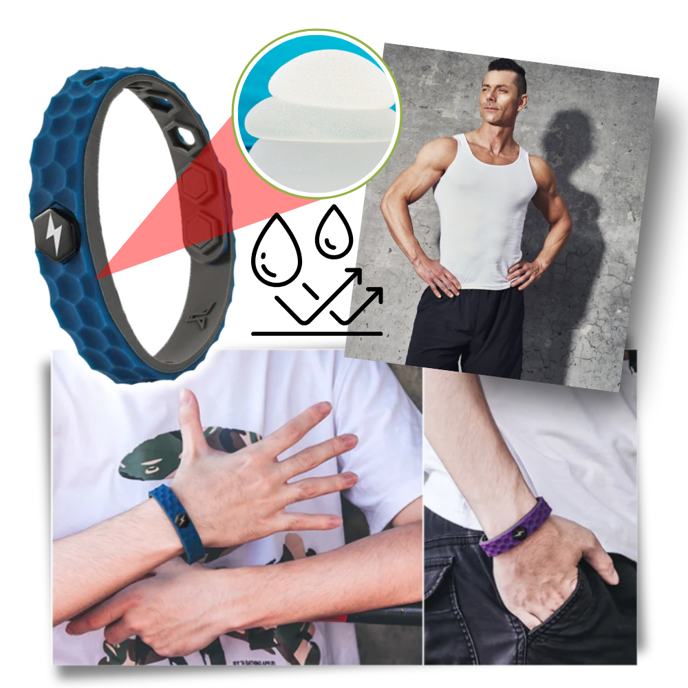 Bracelet antistatique à 2000 ions