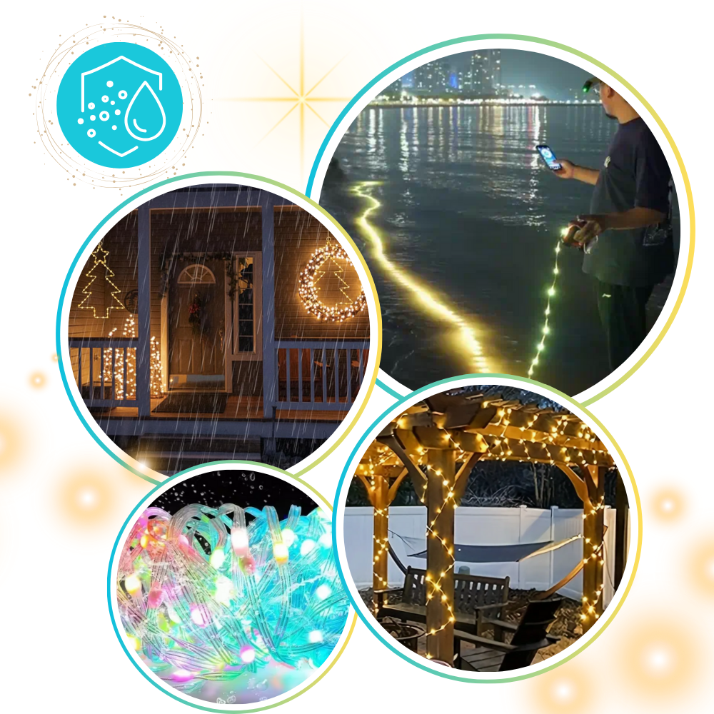 210 Lampes LED USB avec synchronisation musicale