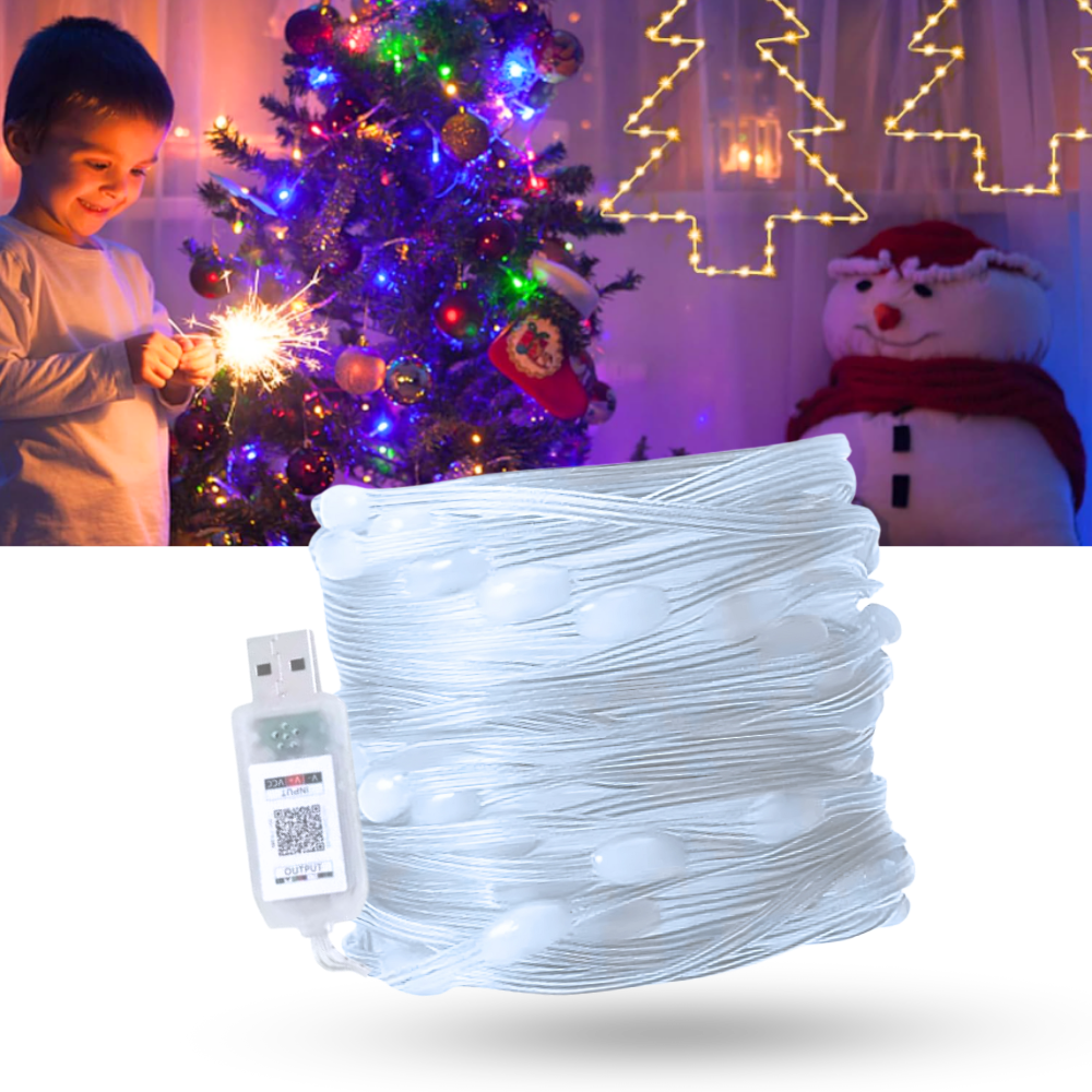 210 Lampes LED USB avec synchronisation musicale