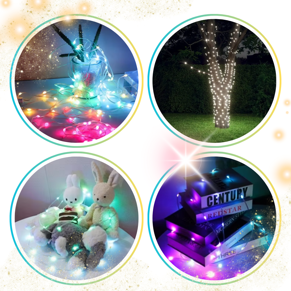 210 Lampes LED USB avec synchronisation musicale