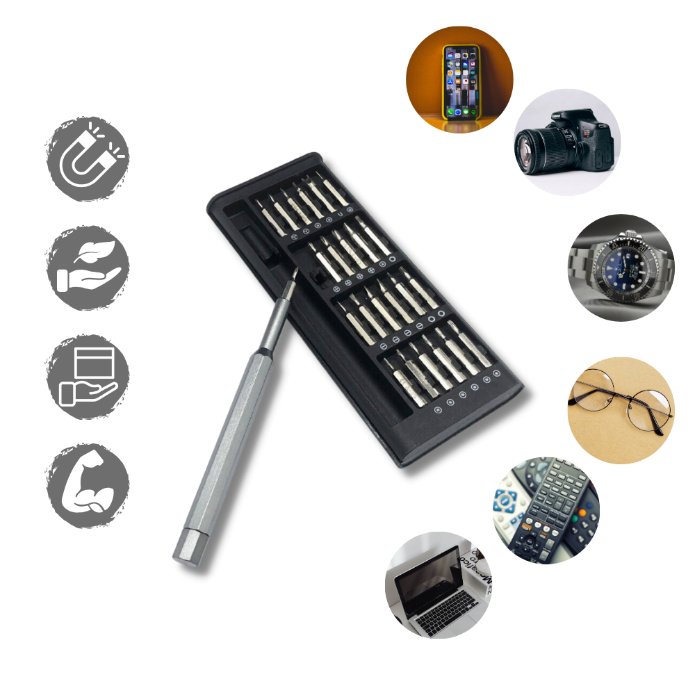 Jeu de tournevis de précision 24 en 1