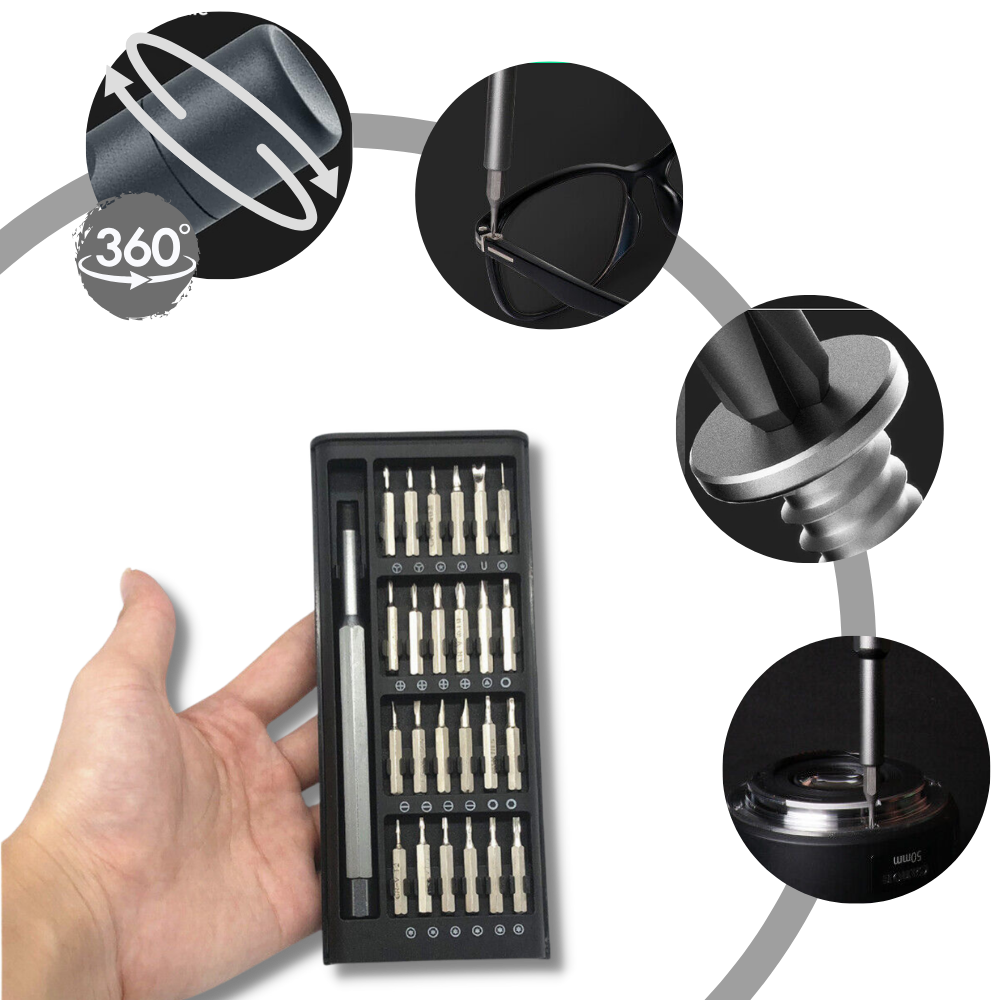 Jeu de tournevis de précision 24 en 1