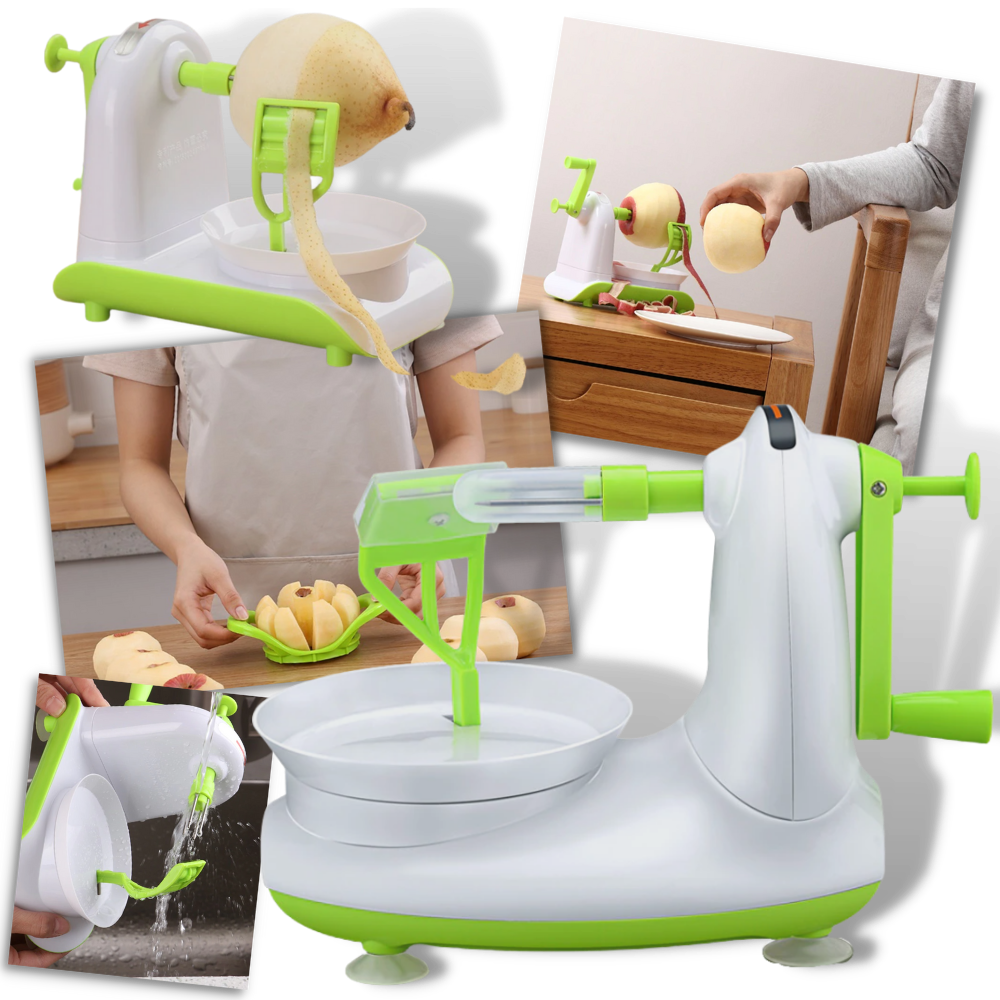 Éplucheur de fruits à manivelle