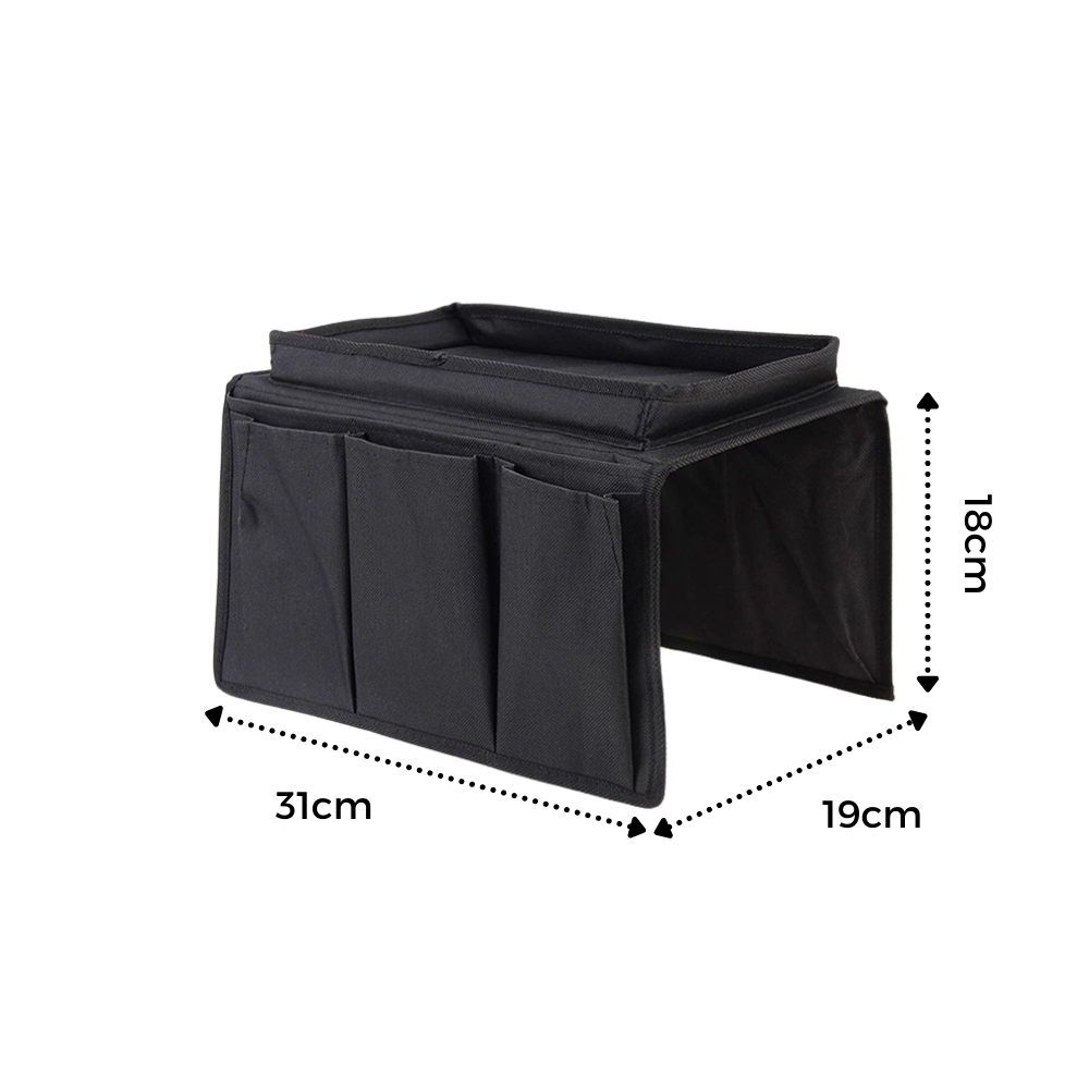 Sac de rangement pour accoudoir de canapé