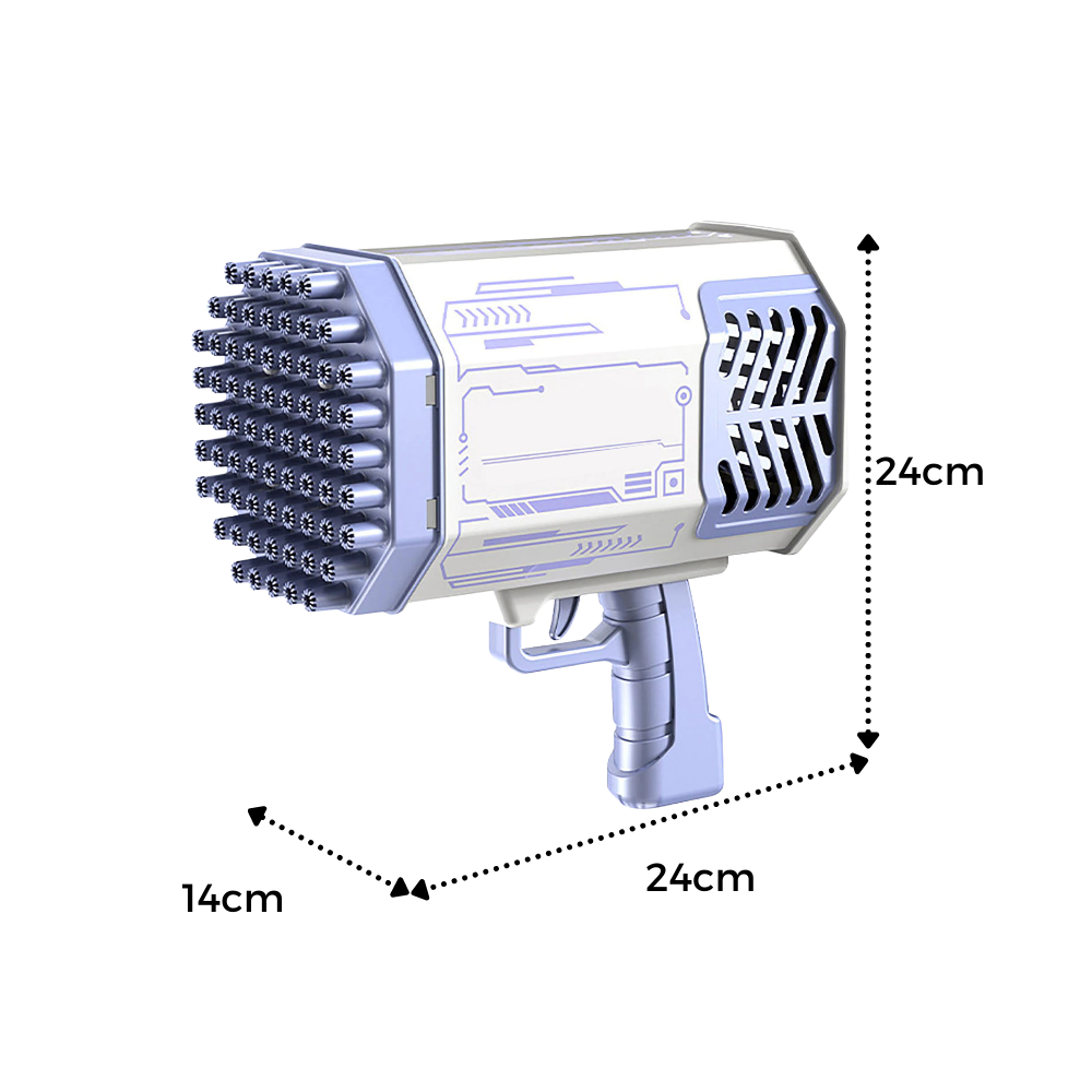 Souffleur de bulles Bazooka 69 trous