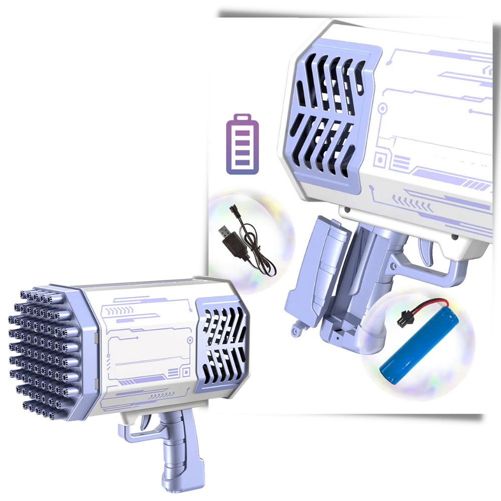 Souffleur de bulles Bazooka 69 trous