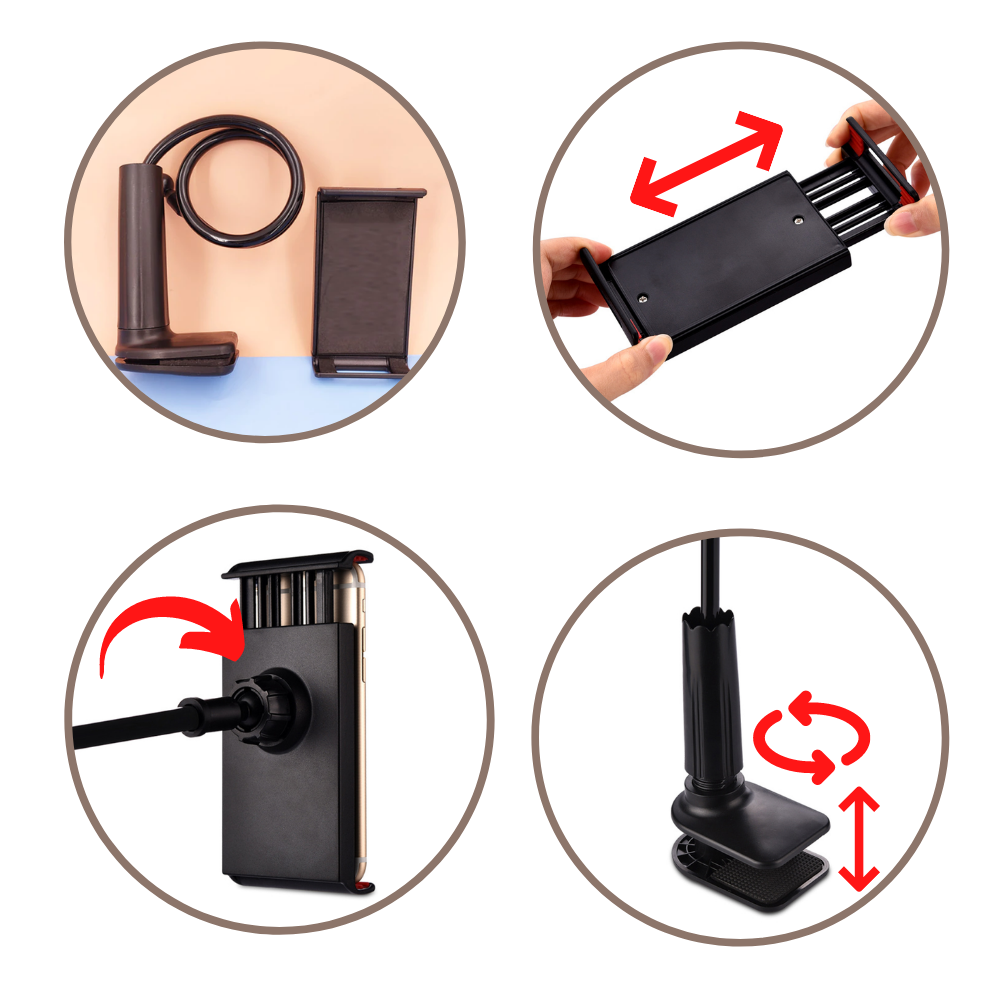 Support de téléphone flexible