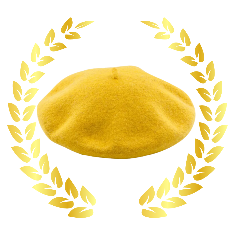 Béret classique en laine pour femme