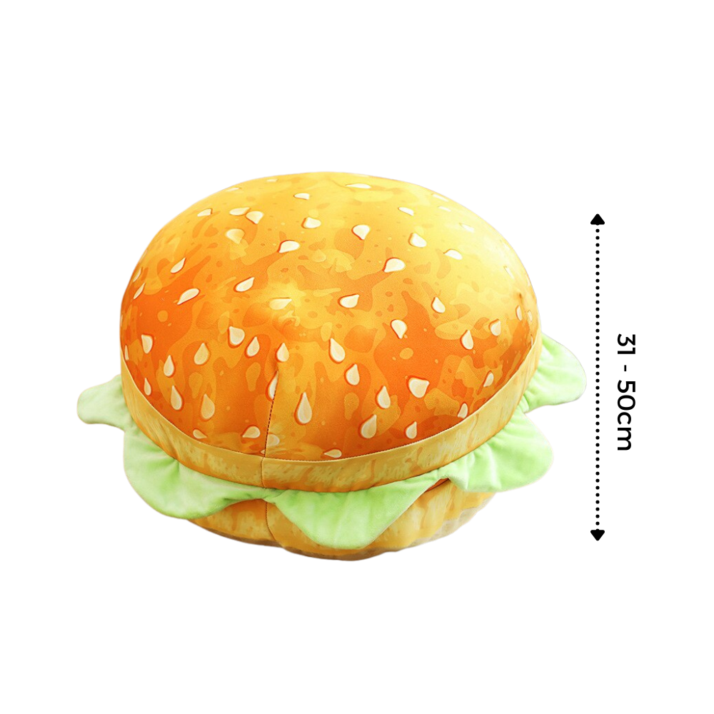 Coussin en forme de burger