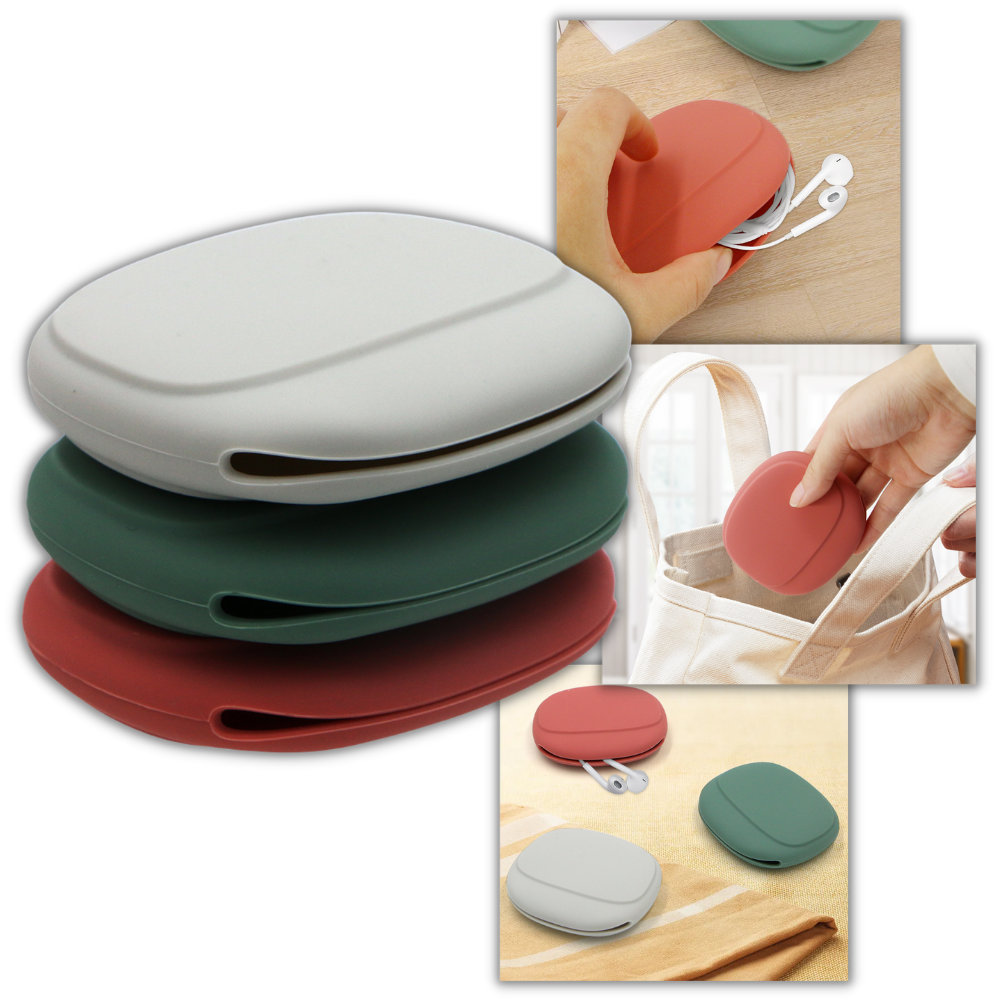 Etui en silicone pour petits accessoires électroniques
