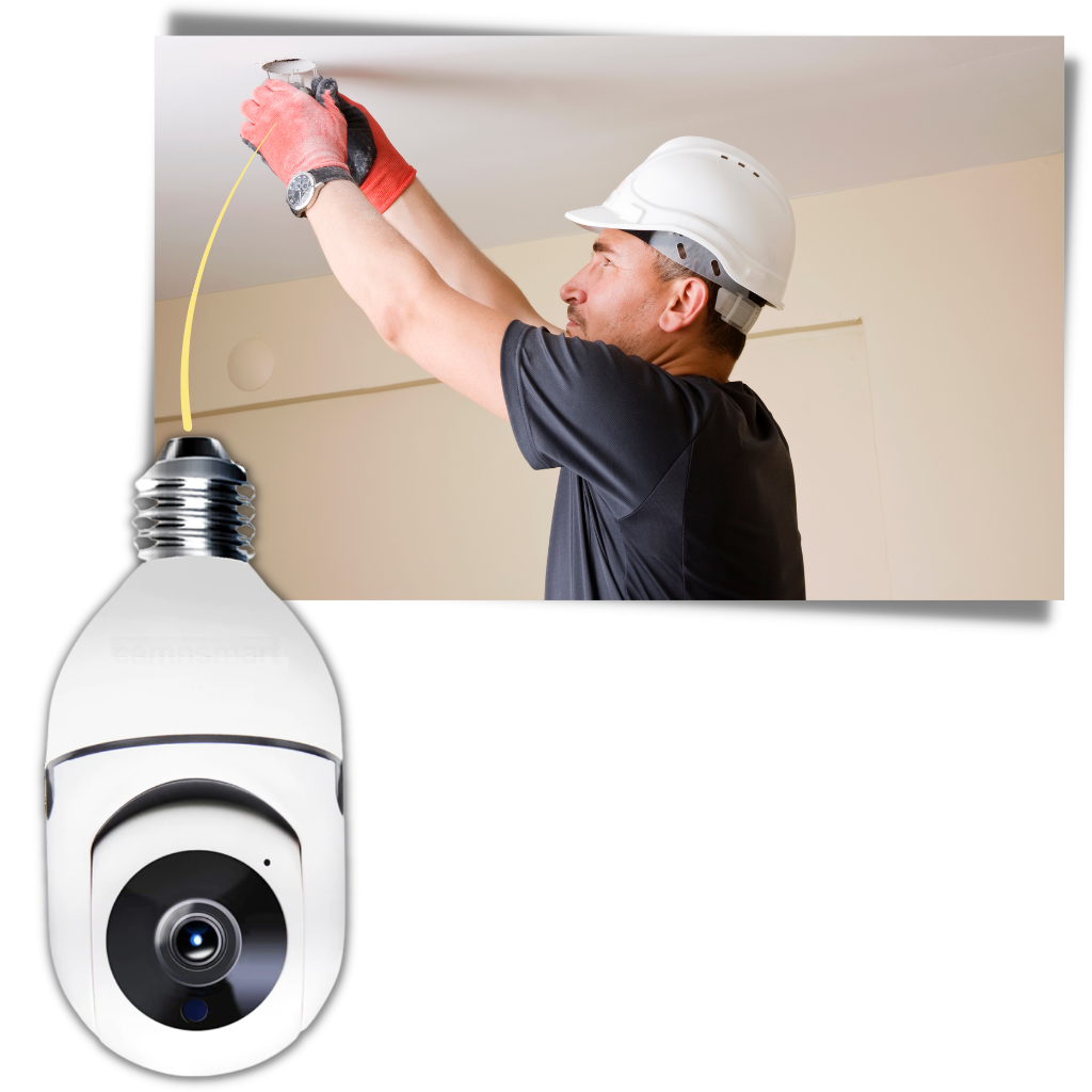 Ampoule intelligente avec caméra de surveillance
