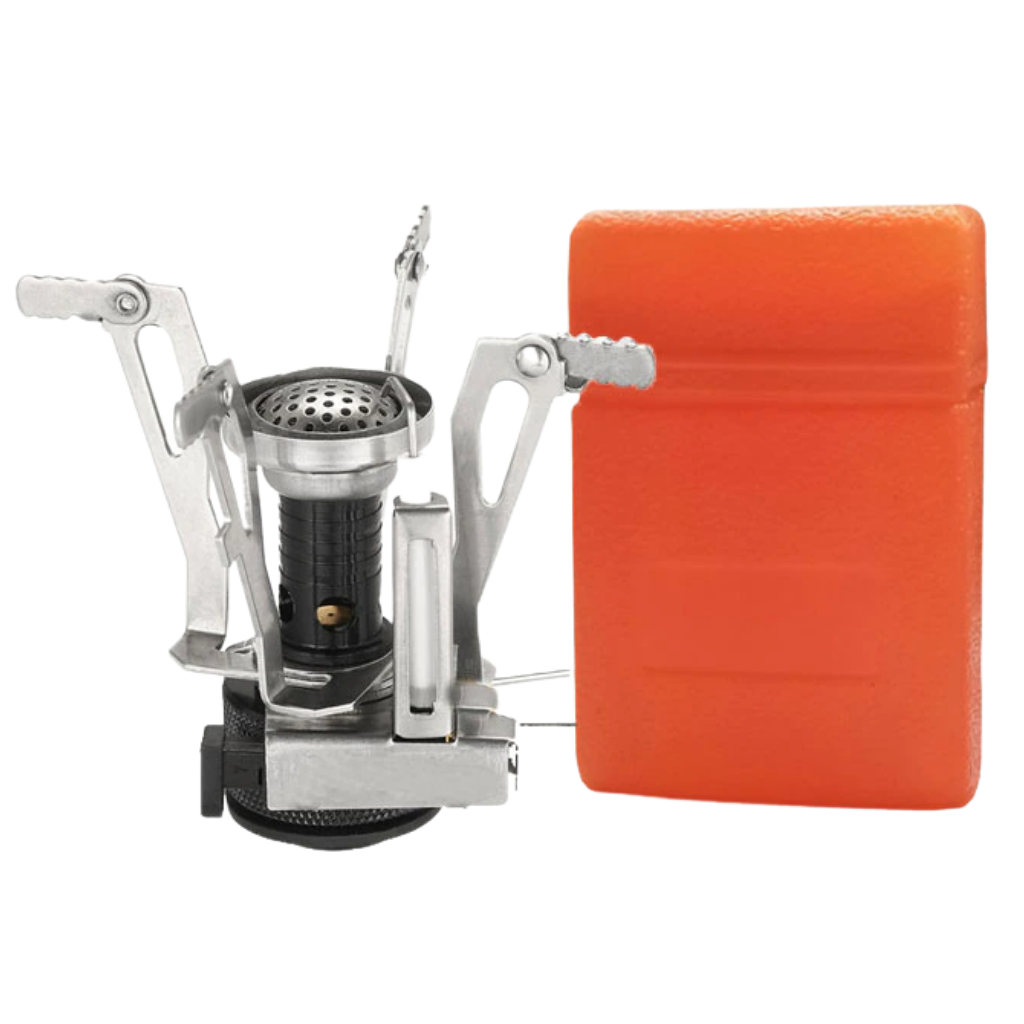 Mini réchaud de camping à gaz avec brûleur
