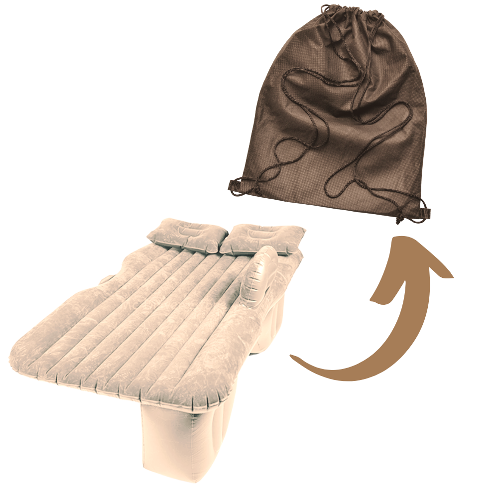 Lit gonflable pour siège arrière de voiture