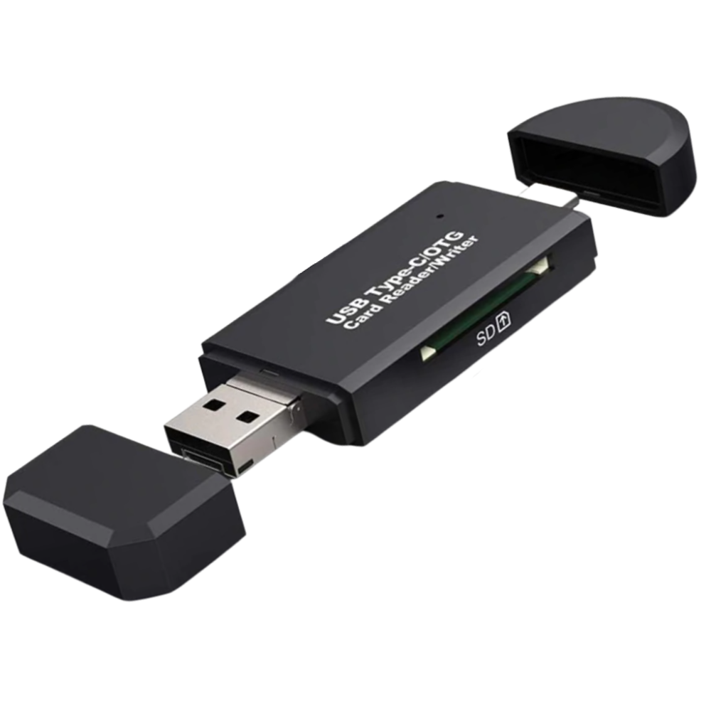 Lecteur de cartes mémoire USB 3-en-1