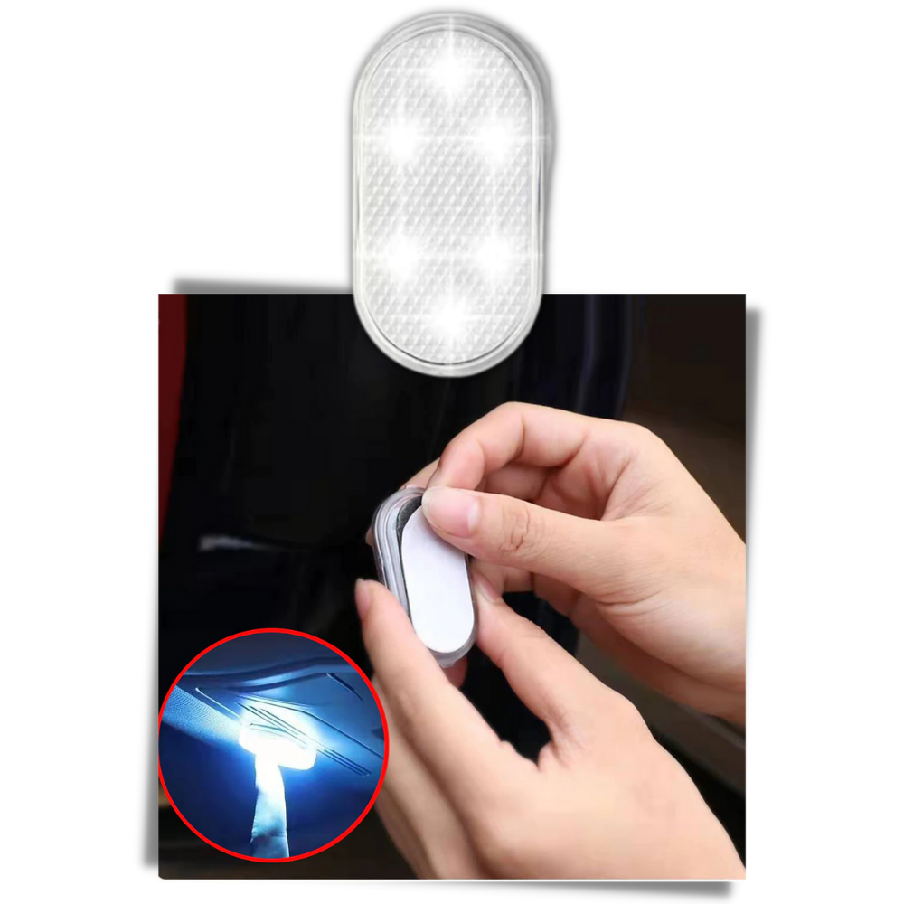 LED sans fil avec capteur pour voiture