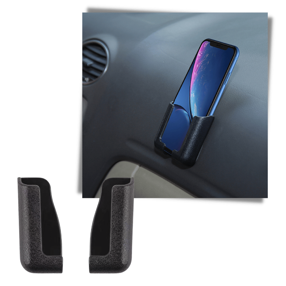Pack de 2 Supports de téléphone adhésifs pour voiture