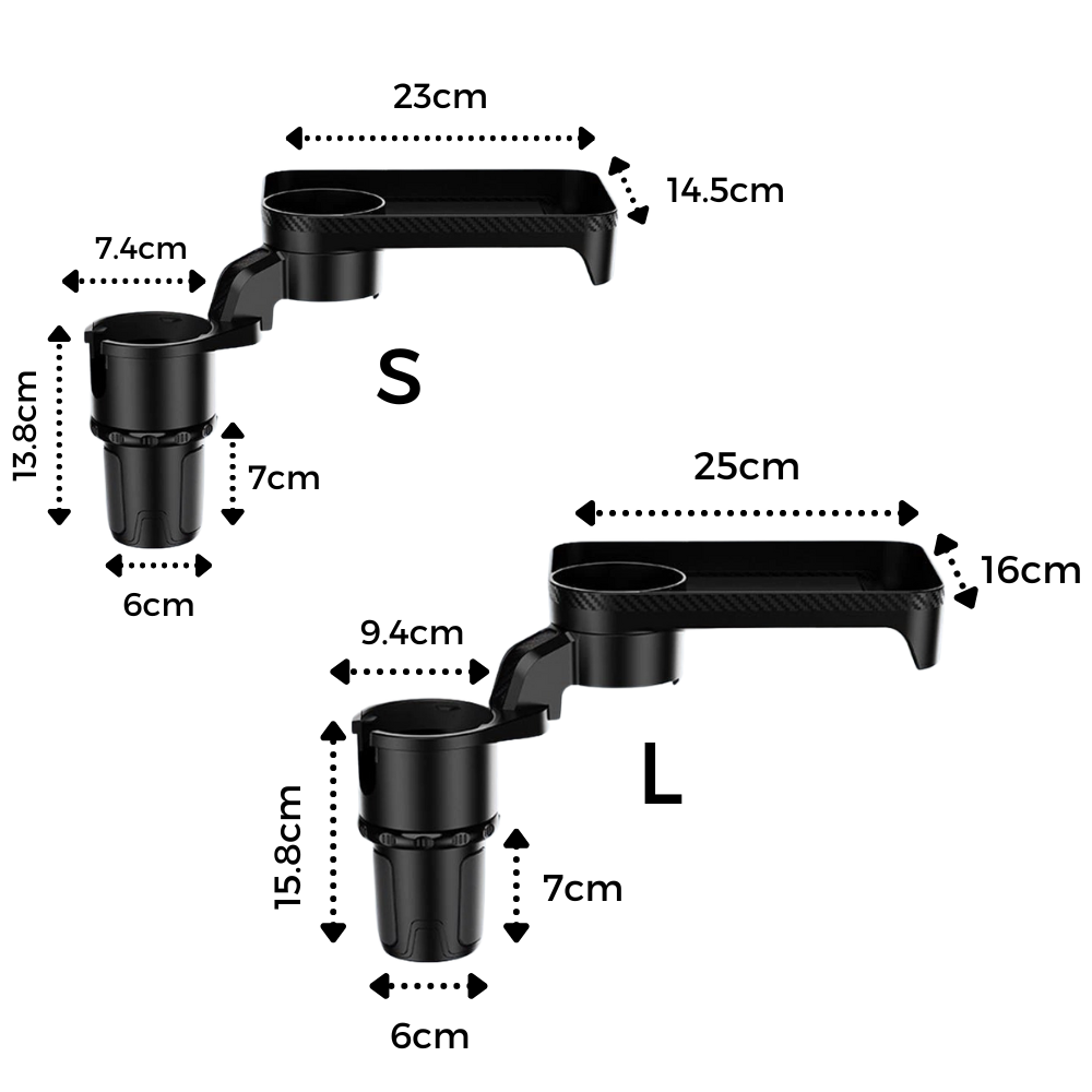 Porte-gobelet avec plateau rotatif pour voiture