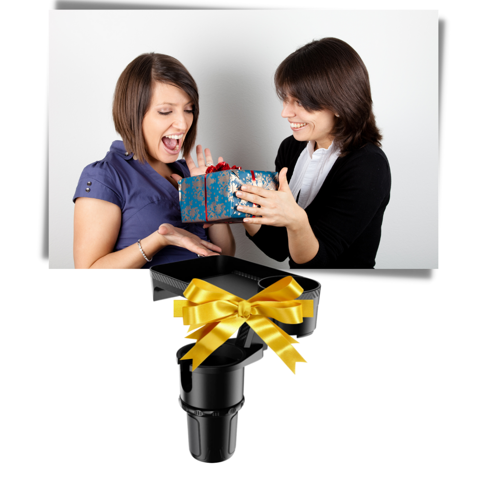 Porte-gobelet avec plateau rotatif pour voiture