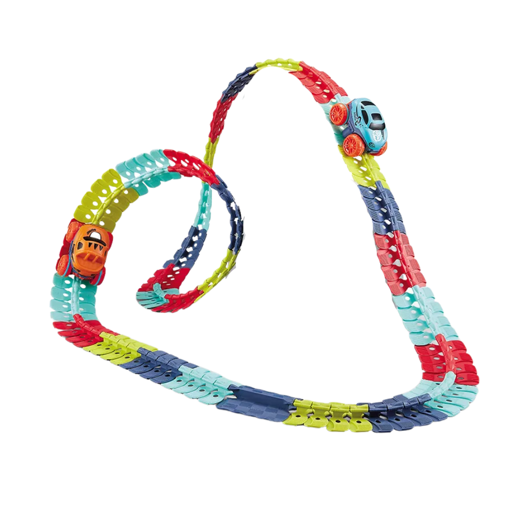 Circuit en Rails flexibles pour voitures