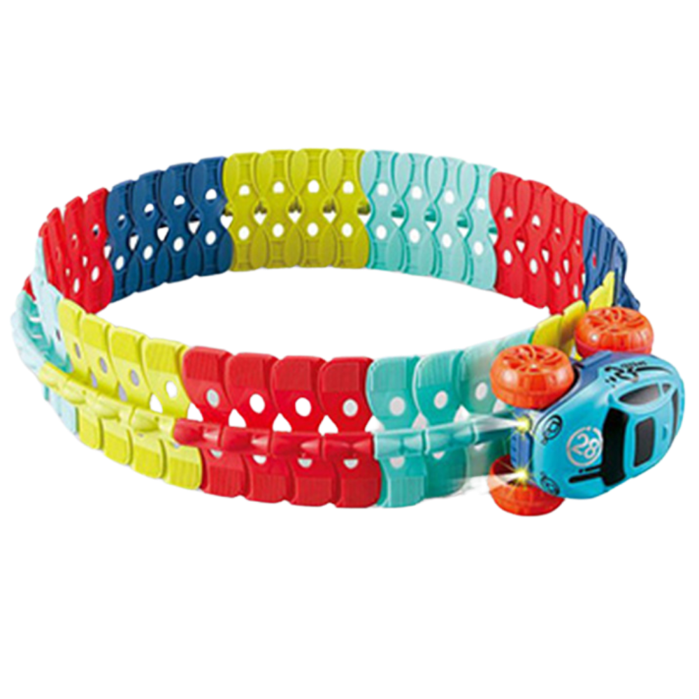 Circuit en Rails flexibles pour voitures