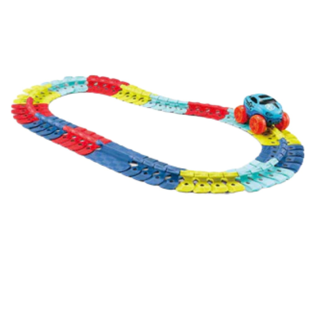 Circuit en Rails flexibles pour voitures