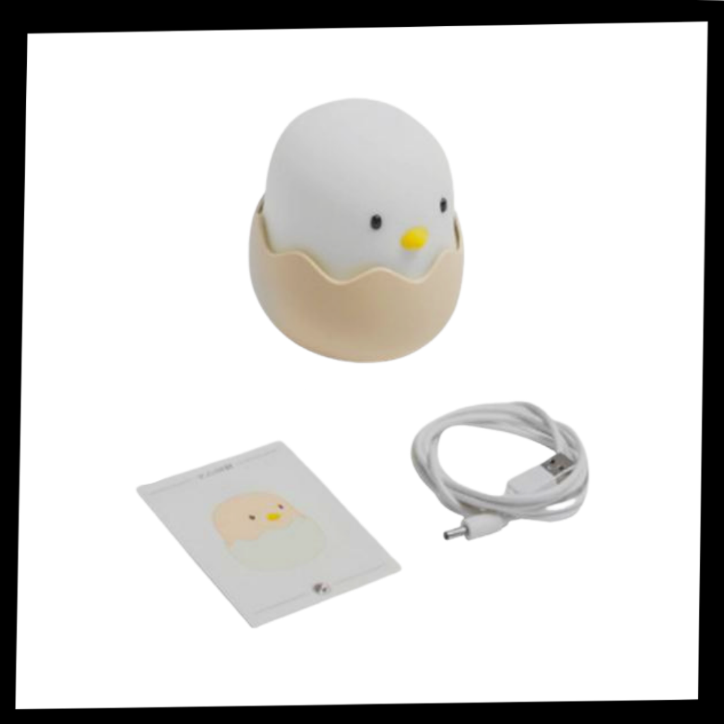 Lampe de nuit en forme de poussin