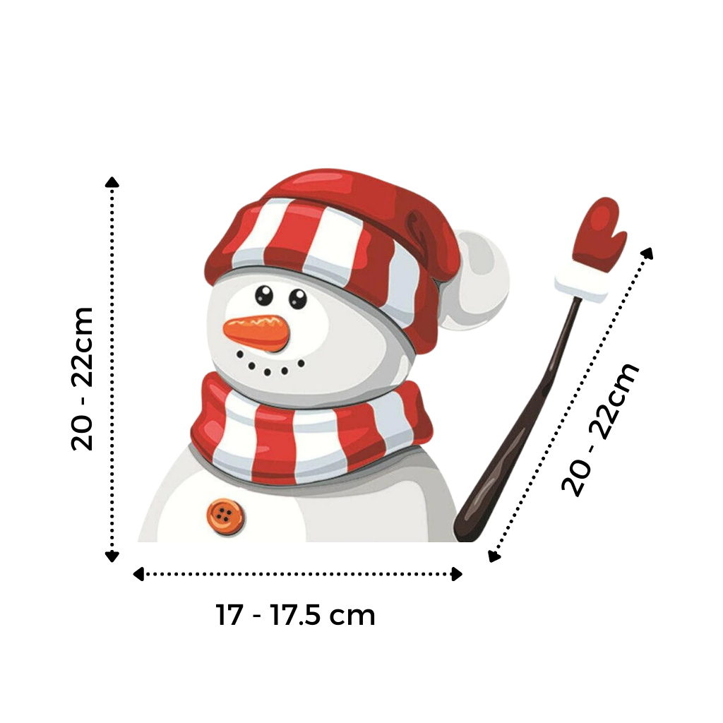 Autocollant de Noël pour essuie glace