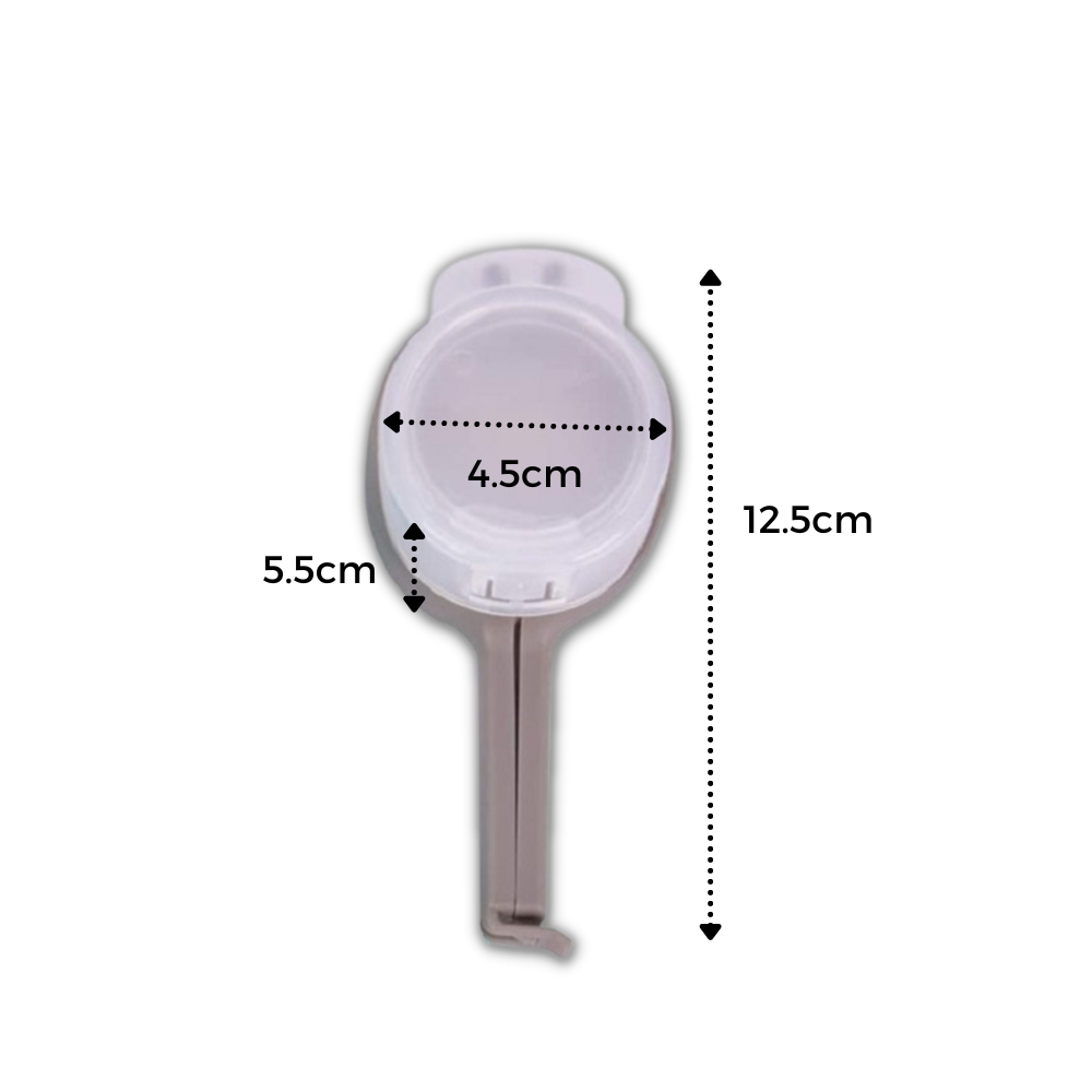 Clip pour sac alimentaire avec couvercle (2-pack)