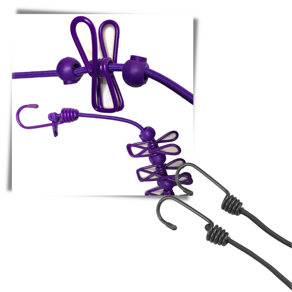 Corde à linge de camping extensible (4m)