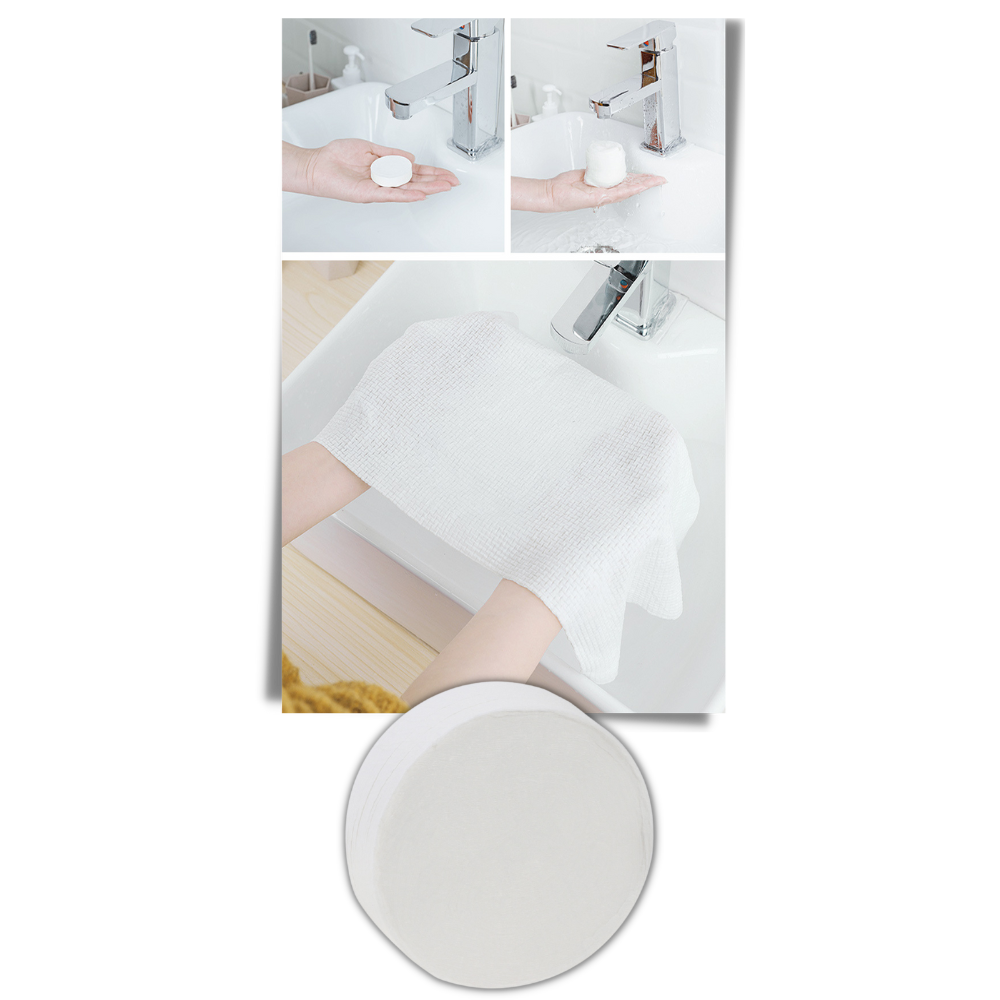 Grande serviette de voyage jetable