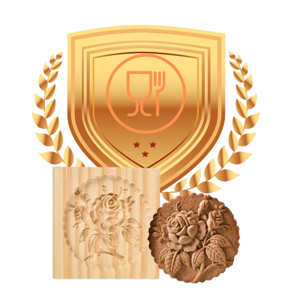 Moule à biscuits en bois