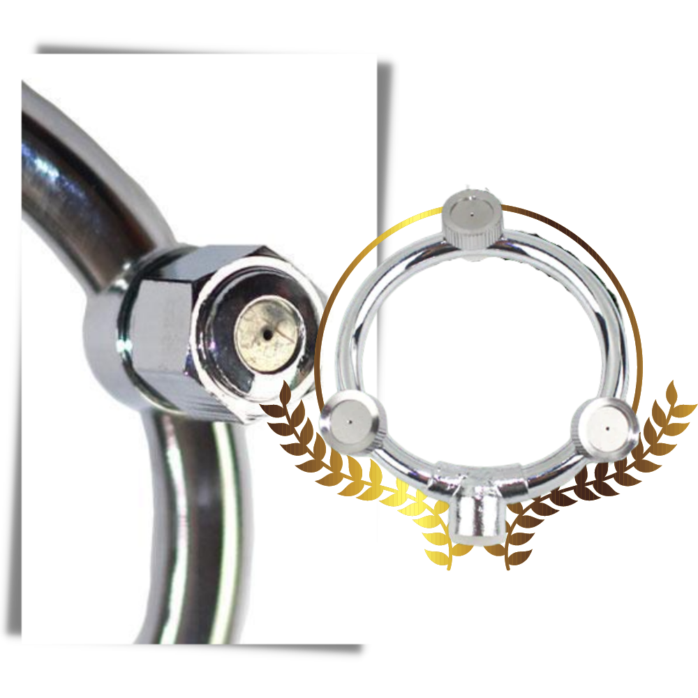 Buse d'arrosage de jardin à trois têtes