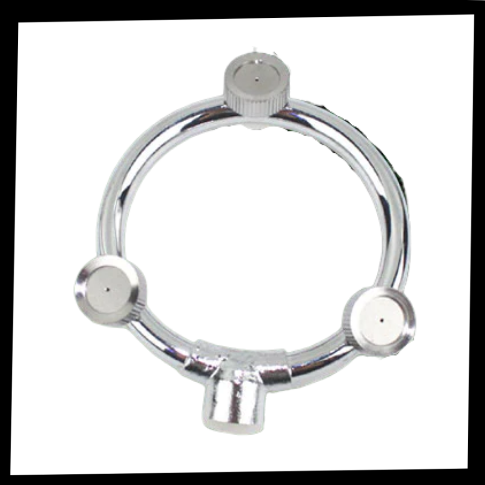 Buse d'arrosage de jardin à trois têtes