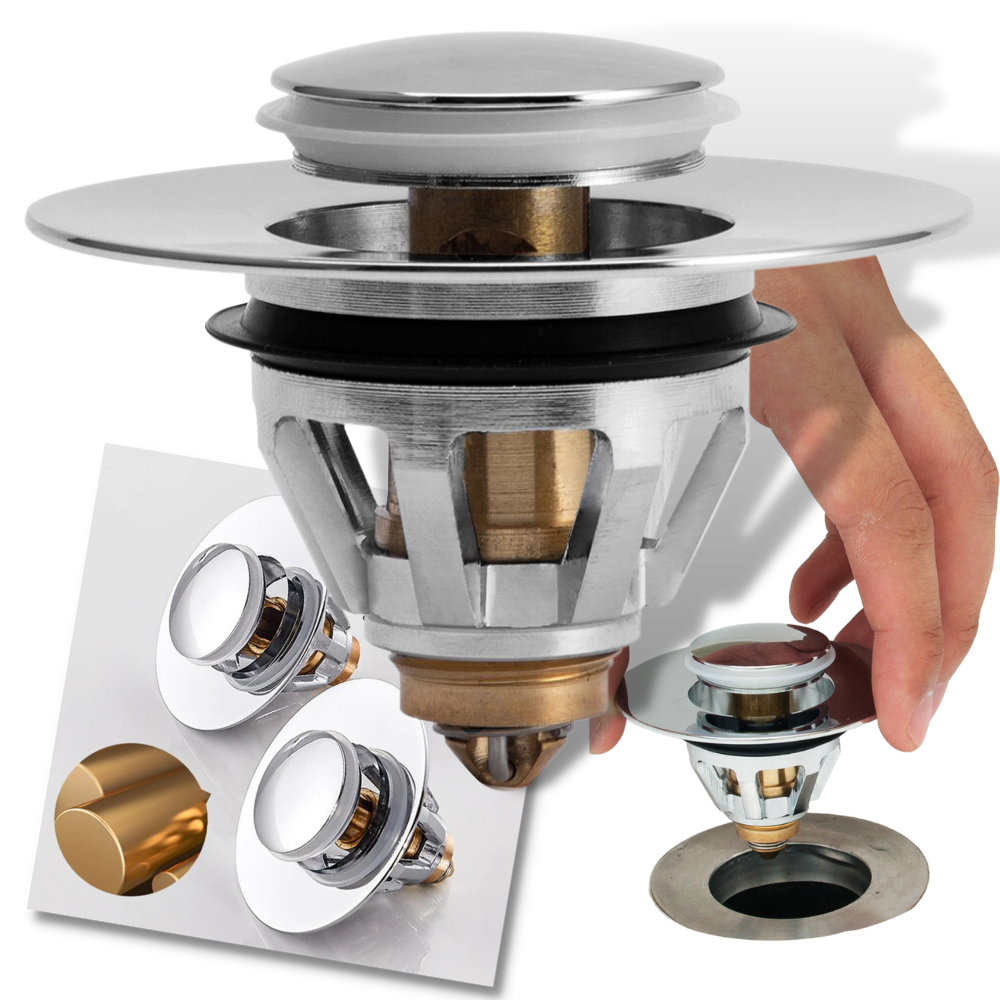 Filtre et bouchon de vidange pop up