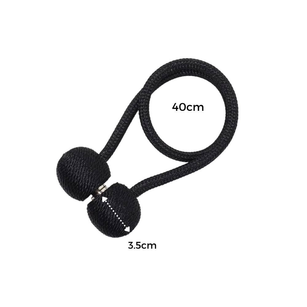 Lot de 2 attaches magnétiques pour rideaux