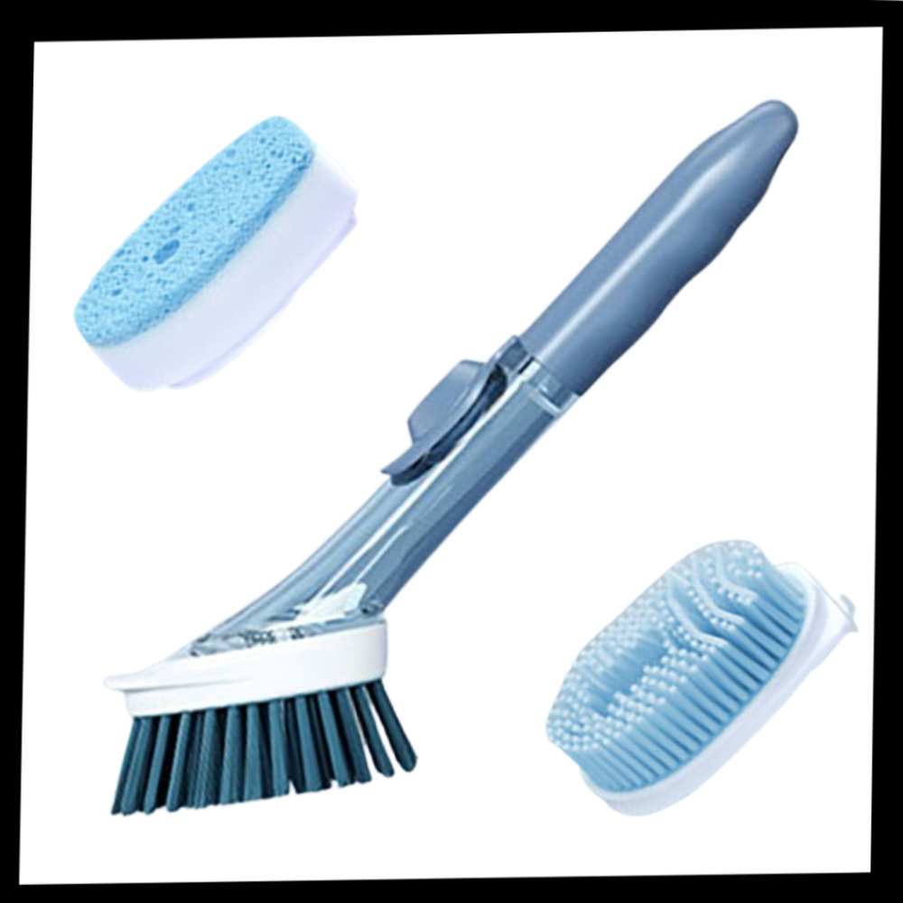 Brosse de vaisselle avec distributeur de savon