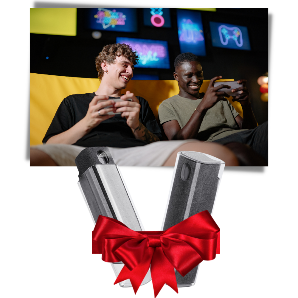 Nettoyant pour écran de téléphone 2-en-1