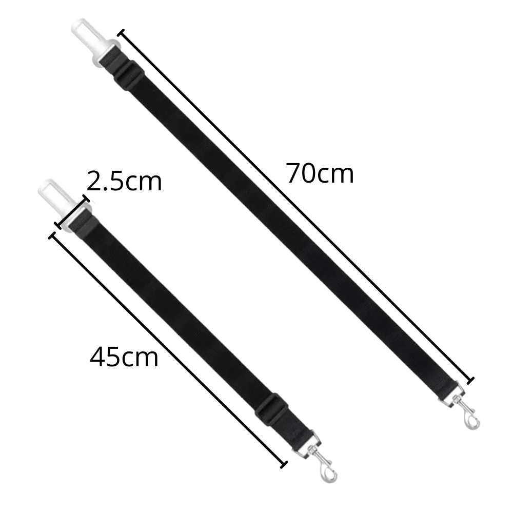 Ceinture de sécurité réglable pour chiens en voiture