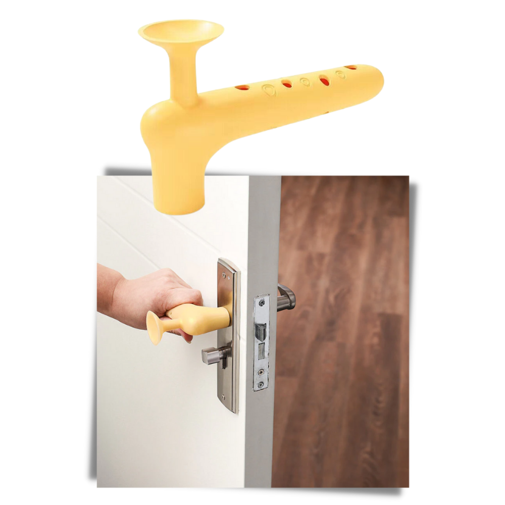 Lot de 2 housses de protection en silicone pour poignée de porte