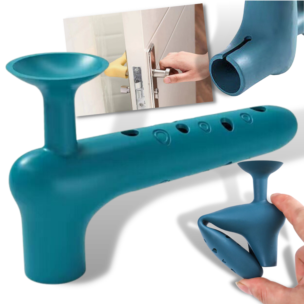 Lot de 2 housses de protection en silicone pour poignée de porte