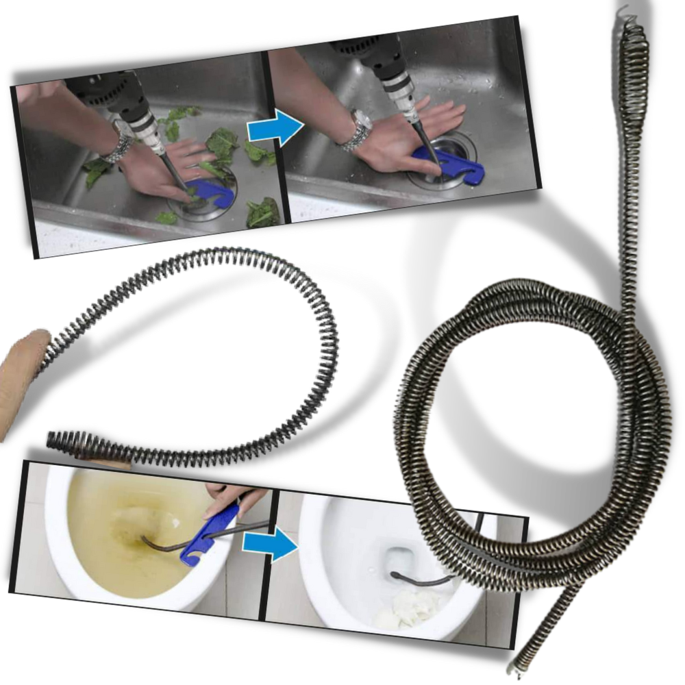 Nettoyeur de canalisations par perceuse électrique