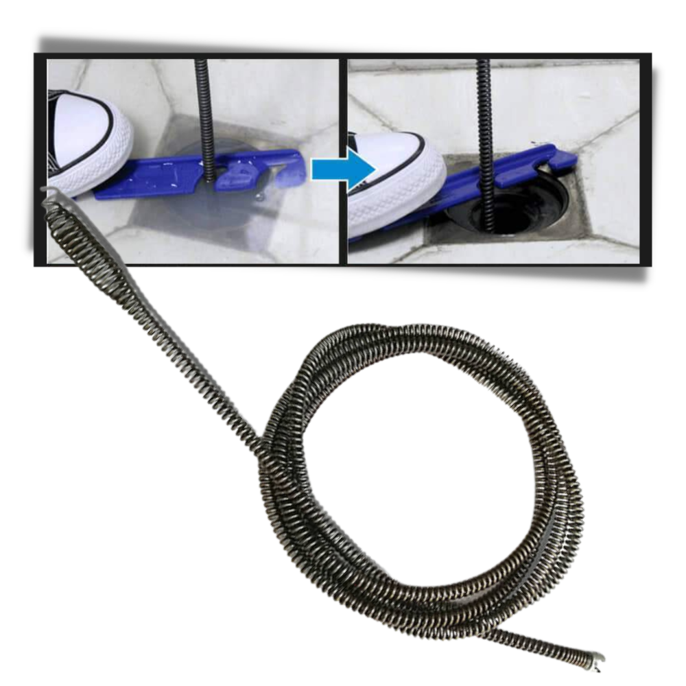 Nettoyeur de canalisations par perceuse électrique