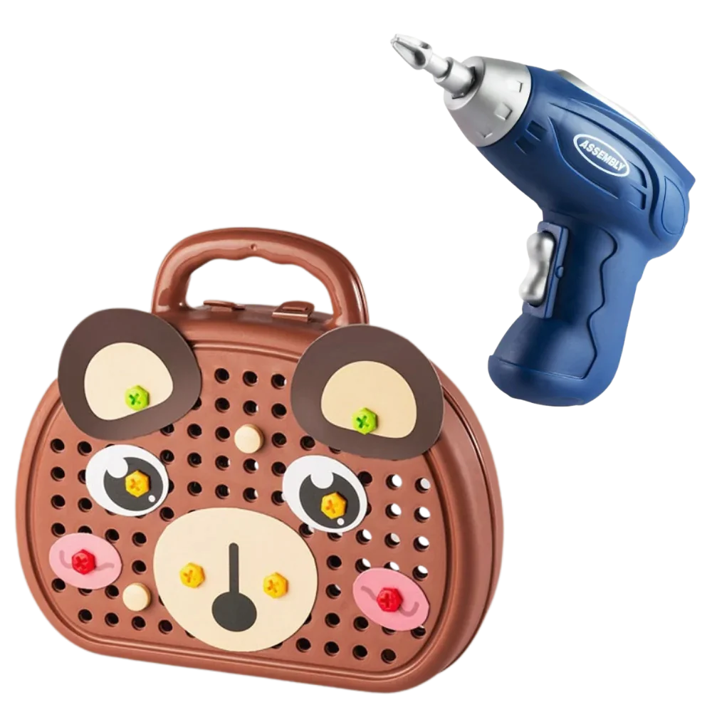 Jeu de puzzle éducatif avec kit de perçage