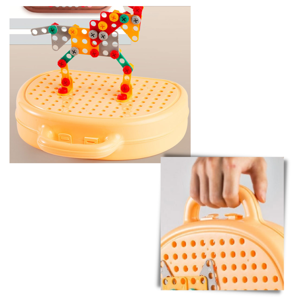 Jeu de puzzle éducatif avec kit de perçage