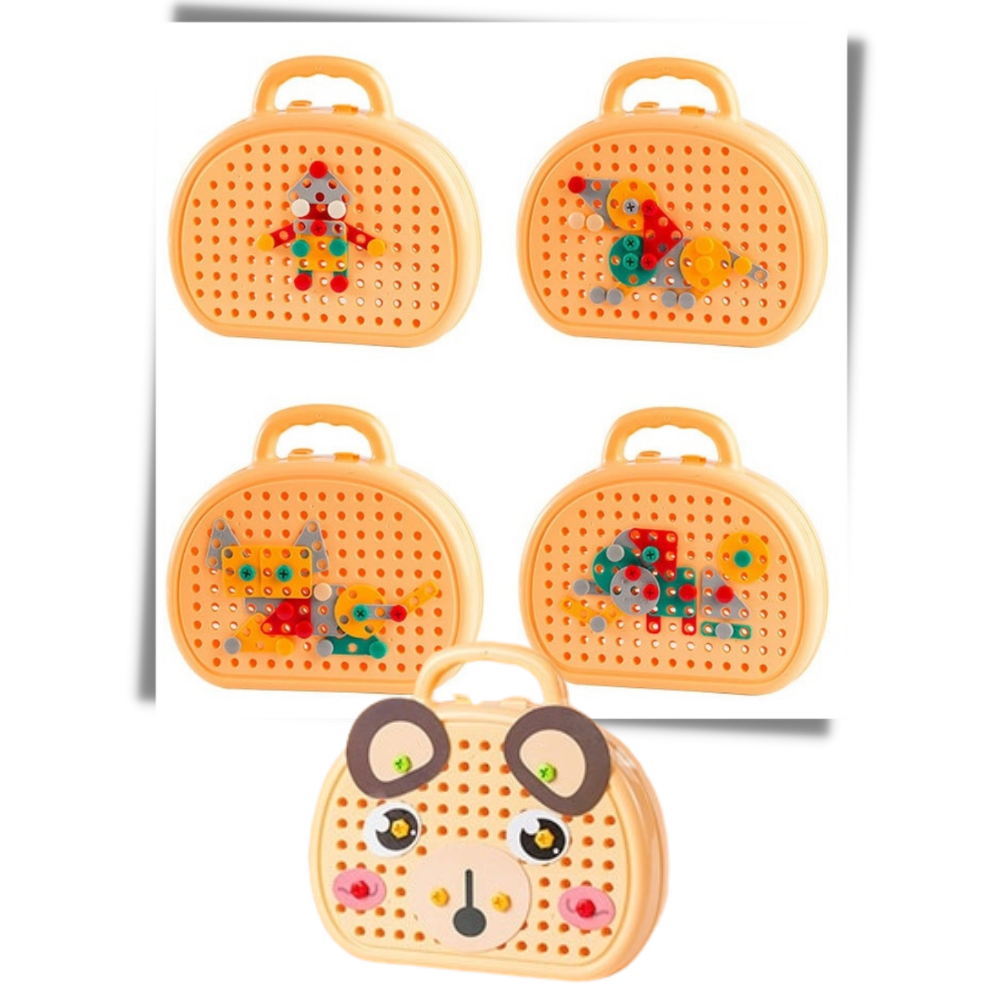Jeu de puzzle éducatif avec kit de perçage