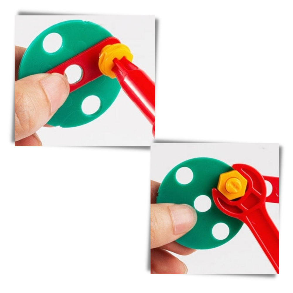 Jeu de puzzle éducatif avec kit de perçage