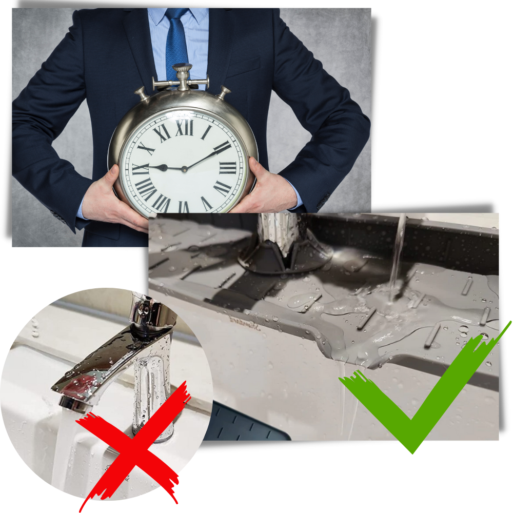 Tapis en silicone anti-éclaboussures pour évier