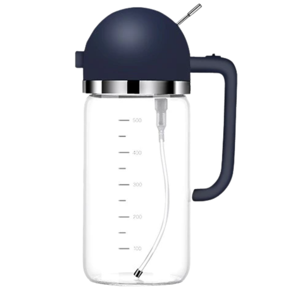 Bouteille distributeur d'huile à vaporisation et à versement